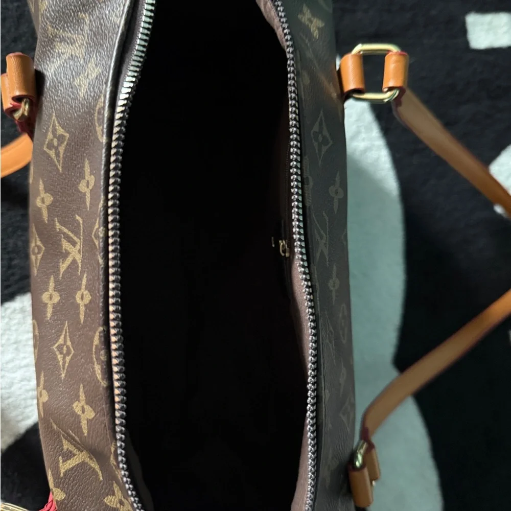 Louis Vuitton Monogram Duffel Bag in Brown and Tan - Picture 7 of 10